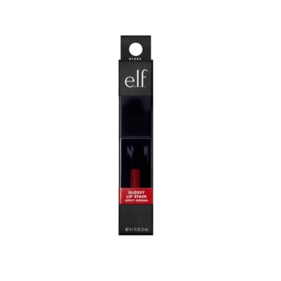 NIB -  e.l.f. Glossy Lip Stain – Fiery Red 💋 - Picture 1 of 12